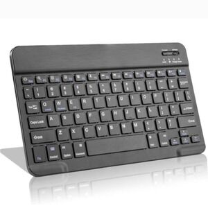 Fintie Bluetooth Wireless Keyboard Universal Black Ultra-Slim Rechargeable HB030